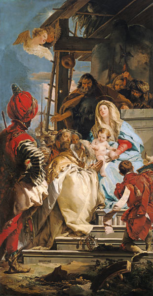 Adoration of the kings od Giovanni Battista Tiepolo