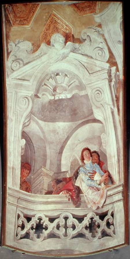 Figures preaching od Giovanni Battista Tiepolo