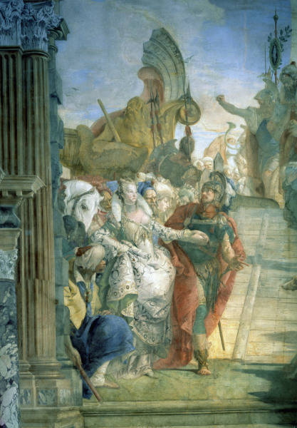 Cleopatra a.Mark Antony / Tiepolo / 1757 od Giovanni Battista Tiepolo