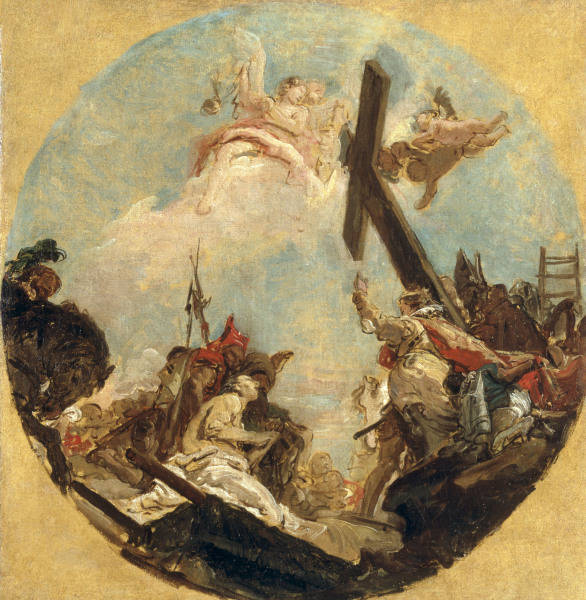 G.B.Tiepolo / Finding of the Cross / C18 od Giovanni Battista Tiepolo