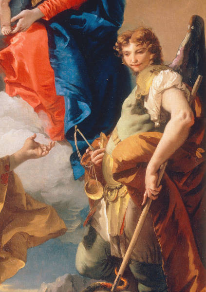 G.B. Tiepolo, Archange Michel od Giovanni Battista Tiepolo