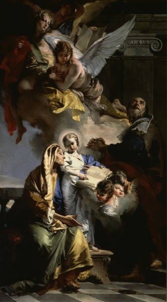 Education of the Virgin Mary / Tiepolo od Giovanni Battista Tiepolo