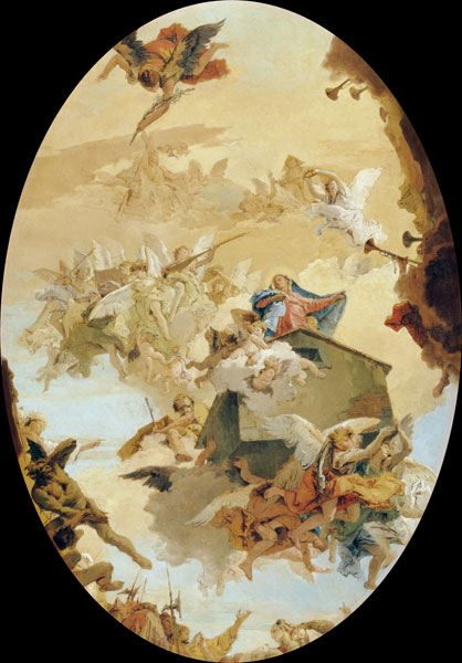 G.B.Tiepolo / Transport.of Holy House od Giovanni Battista Tiepolo