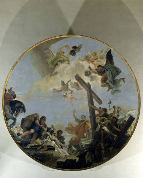 G.B.Tiepolo / Glorification of the Cross od Giovanni Battista Tiepolo