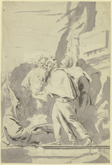 Gruppe von Mönchen und Magiern od Giovanni Battista Tiepolo