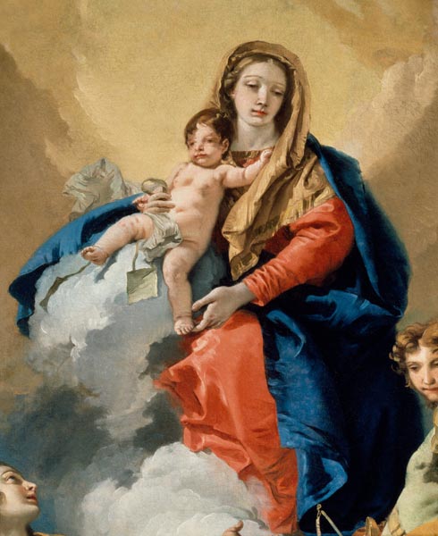 Mary and Child / Tiepolo od Giovanni Battista Tiepolo