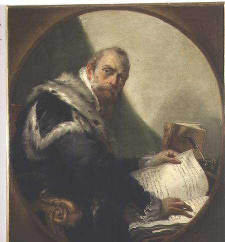Portrait of Antonio Riccobono od Giovanni Battista Tiepolo