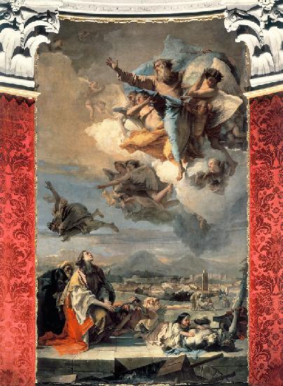 G.B.Tiepolo / Intercession of St. Thecla