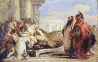 Der Tod der Dido od Giovanni Battista Tiepolo