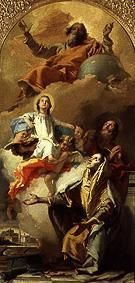 The vision of St. Anna. od Giovanni Battista Tiepolo