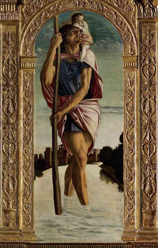 Bellini / St. Christopher od Giovanni Bellini