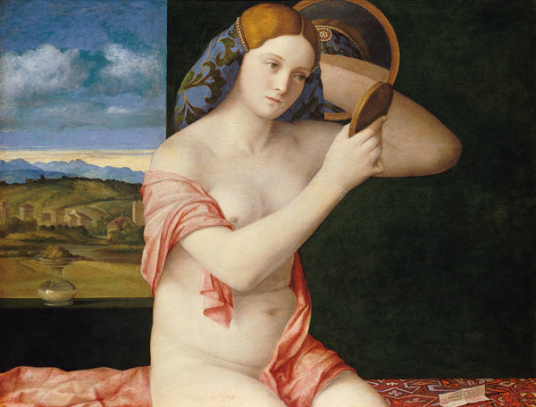 Young woman at the toilet od Giovanni Bellini