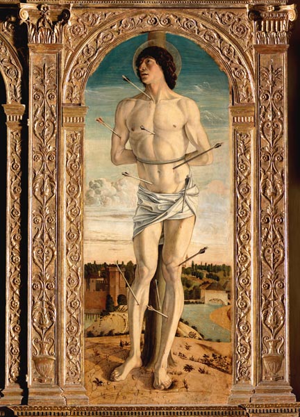 Hl. Sebastian od Giovanni Bellini