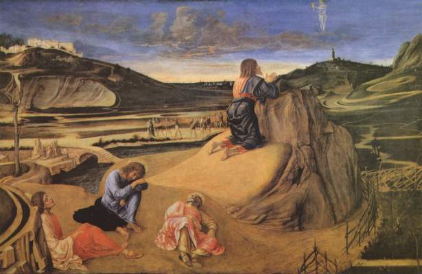 Christ at the mount of olives od Giovanni Bellini