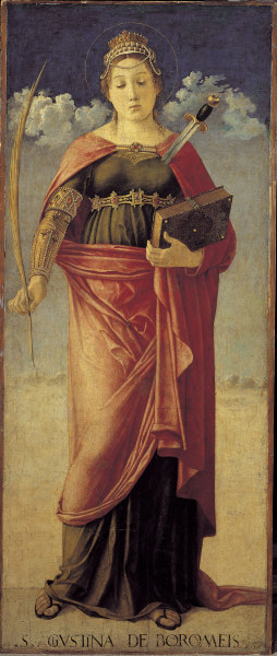 Saint Justina od Giovanni Bellini