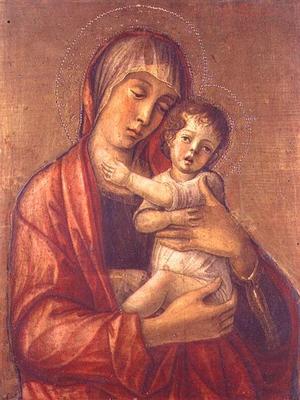 Madonna and Child (tempera on panel) od Giovanni Bellini