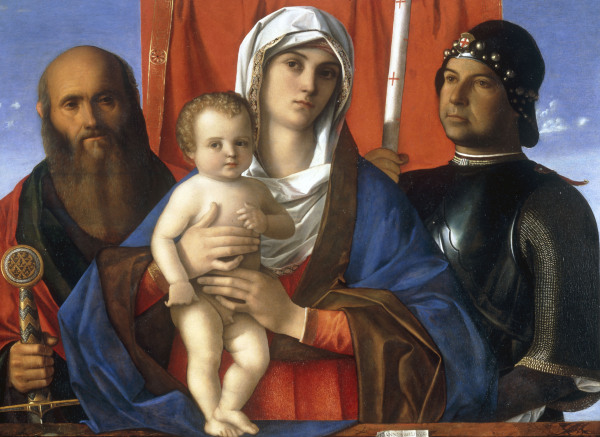 Mary w.Child, Paul, George od Giovanni Bellini