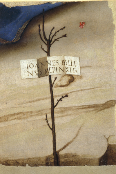 Fragment w.Signature od Giovanni Bellini