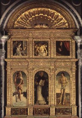 St. Vincent Ferrer Altarpiece, c.1465 (polyptych) od Giovanni Bellini