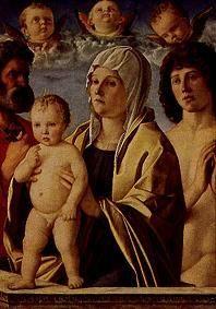 Maria with the child between the hll. Peter and Sebastian