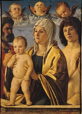 The Virgin and Child with St. Peter and St. Sebastian, c.1487