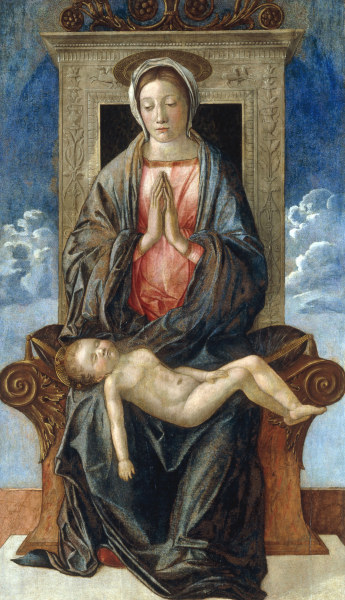 Enthroned Mary w.Child od Giovanni Bellini