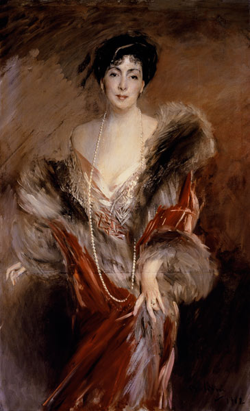 Portrait of Mrs Josefina A. De Errazuriz. od Giovanni Boldini