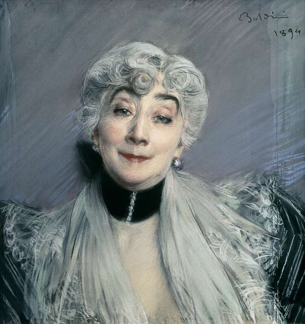 Portrait of the Countess de Martel de Janville, known as Gyp (1850-1932) od Giovanni Boldini