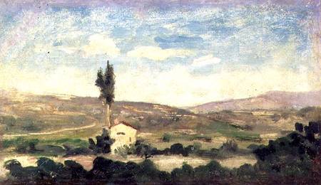 Landscape with Poplar Tree od Giovanni Boldini