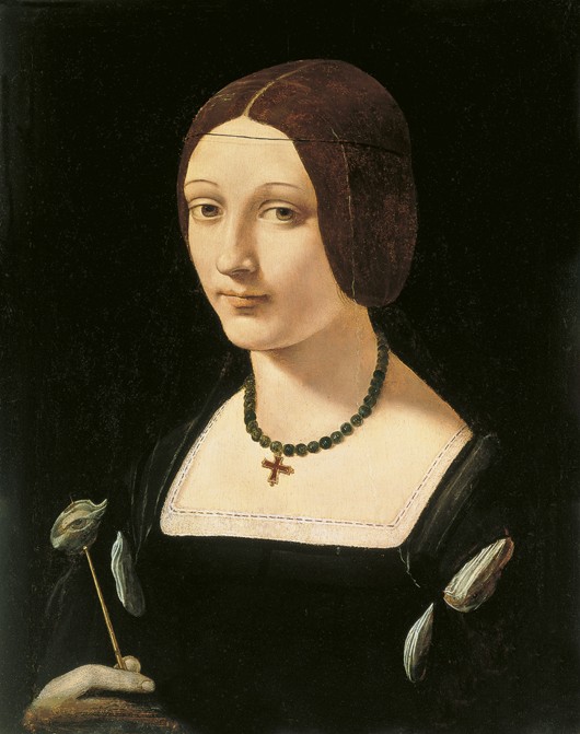 Portrait of a Lady as Saint Lucy od Giovanni Boltraffio
