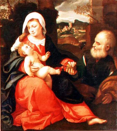 The Holy Family od Giovanni Cariani