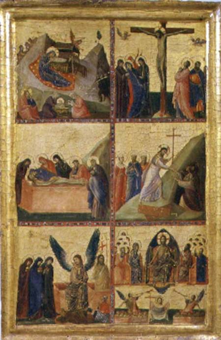 Scenes from the Passion (panel) od Giovanni  da Rimini