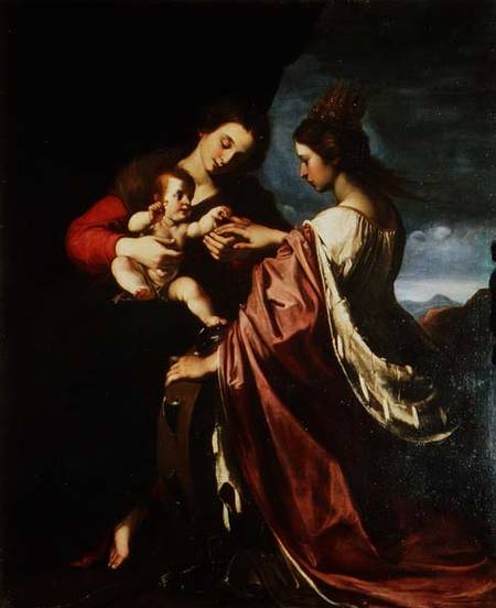 The Mystic Marriage of St. Catherine od Giovanni (da San Giovanni) Mannozzi