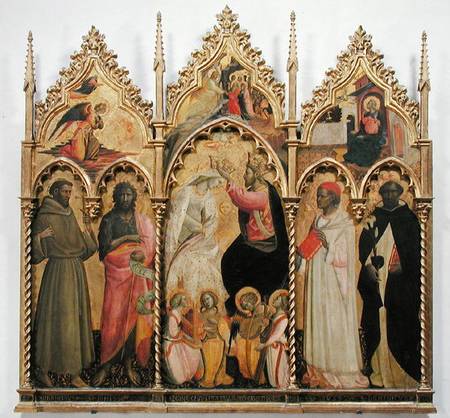 Coronation of the Virgin with Saints od Giovanni dal Ponte