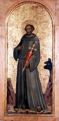 St. Francis (tempera on panel) od Giovanni dal Ponte