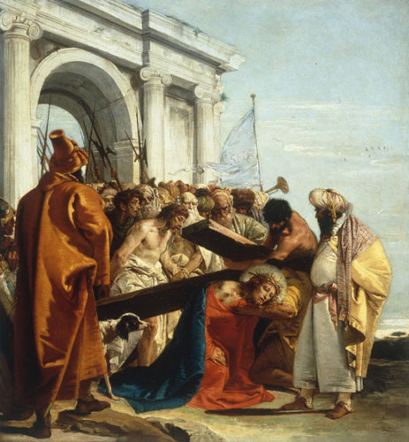 Carrying the Cross od Giovanni Domenico Tiepolo