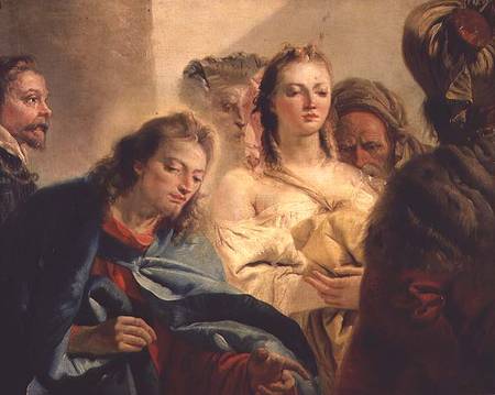 Christ and the Adulteress od Giovanni Domenico Tiepolo