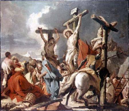 Christ on the Cross od Giovanni Domenico Tiepolo