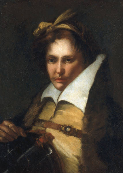 G.D.Tiepolo / Young Man / Paint./ C18th od Giovanni Domenico Tiepolo