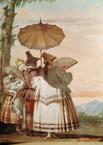 The Summer Promenade od Giovanni Domenico Tiepolo