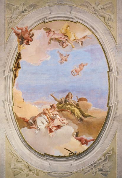 G.D.Tiepolo / Triumph of the Arts / C18 od Giovanni Domenico Tiepolo