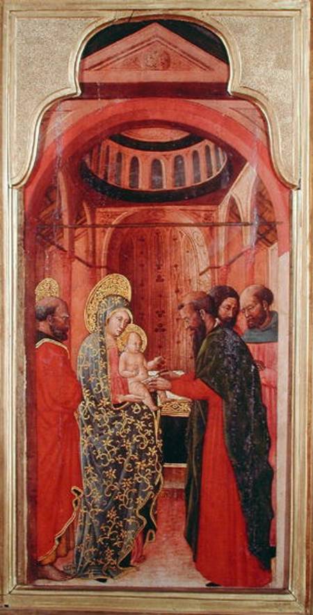 The Circumcision, from an altarpiece depicting scenes from the life of the Virgin od Giovanni Francesco  da Rimini