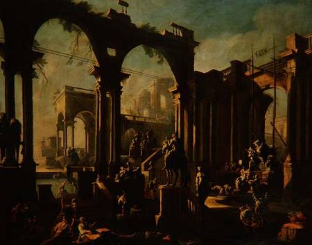Ruins of the Baths of Caracalla od Giovanni Ghisolfi