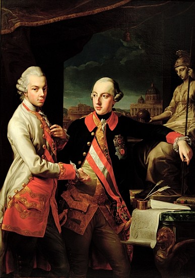 Joseph II (1741-90) of Austria and Leopold II (1747-92) of Tuscany od Giovanni Panealbo or Panalbo