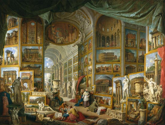 Gallery of Views of Ancient Rome od Giovanni Paolo Pannini