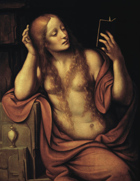 Giampietrino / Repentant Mary Magdalene od Giovanni Pedrini Giampietrino