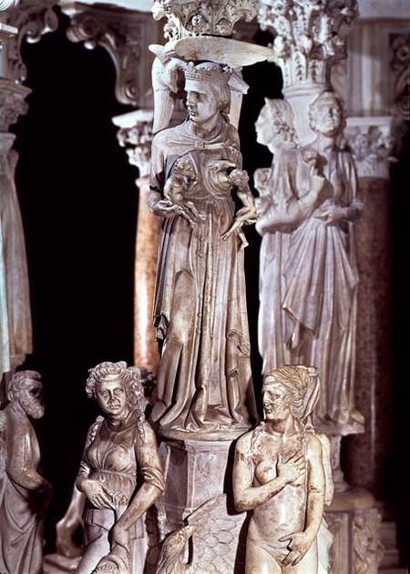 Pulpit, detail od Giovanni Pisano