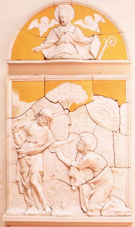 Noli Me Tangere, bas relief od Giovanni Rustici and Giovanni della Robbia