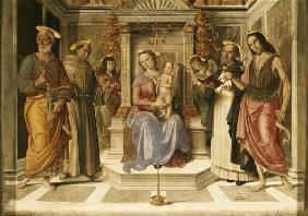 G.Santi, Maria mit Kind u.Heiligen