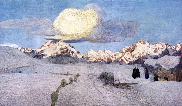 G.Segantini,Tod (Alpen-Triptychon) od Giovanni Segantini